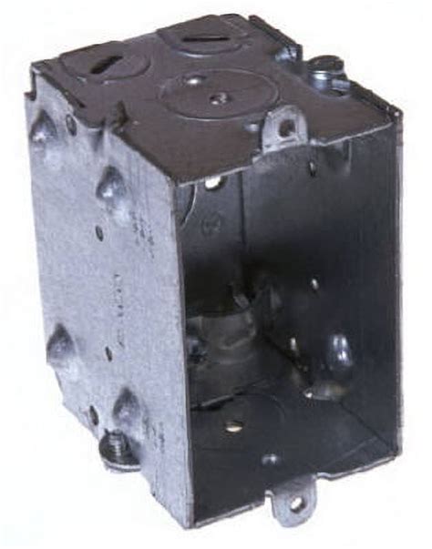 3-1 2 switch box steel|Steel Switch Box, 3x2, Gangable, 3.